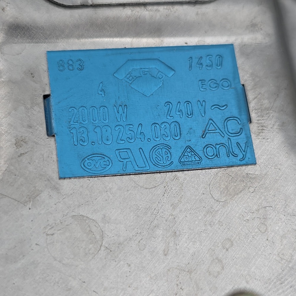 Sealed Surface Element Hot Plate, 240V, 2000W 4335940 - Picture 3 of 10